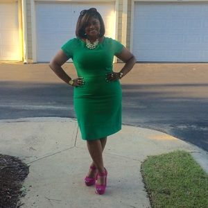 Kelly green dress